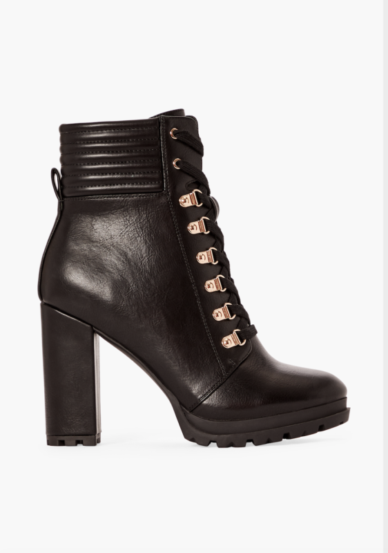 shandee high block heel bootie