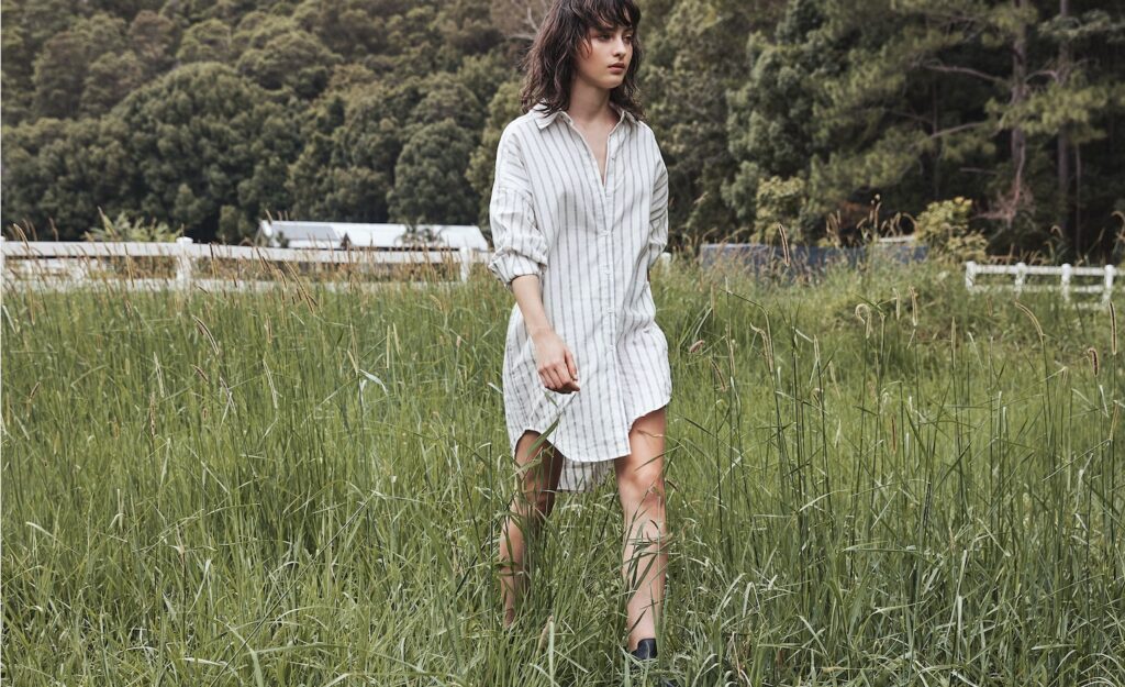 sustainable ready-to-wear capsule collection.