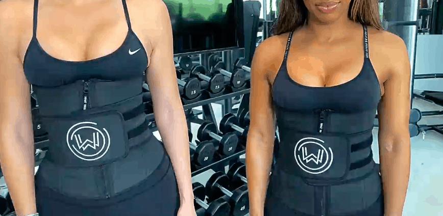 Khloé Kardashian posts What Waist Workout Video with Malika on Instagram.  - The Code of Style