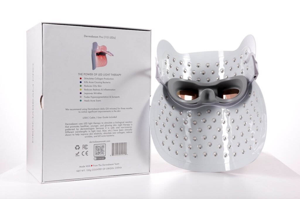 Dermabeam Red Light Therapy Mask.
